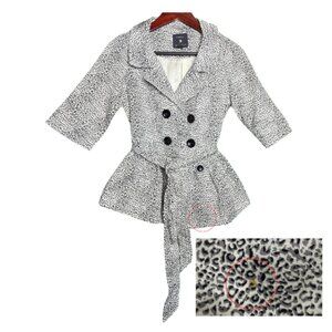 Gently Worn FOREVER 21 Leopard Print Coat/Blazer, Size S (BB1326)
